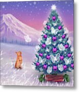 Dream Christmas Tree Metal Print