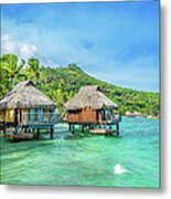 Dream Holiday Luxury Resort, Tahiti Metal Print