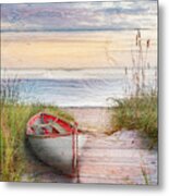 Dune Colors In Wood Textures Metal Print