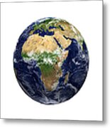 Earth View - Africa Metal Print