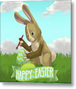 Easter Painting (rectangle) Metal Print