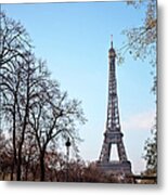 Eiffel Tower In Paris Metal Print