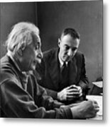 Einstein & Oppenheimer Metal Print