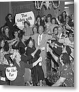 Eisenhower And National Committee Women Metal Print