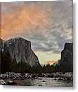 El Capitan At Sunset Metal Print