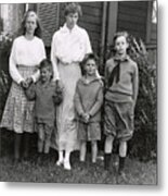 Eleanor Roosevelt With Her Children Metal Print