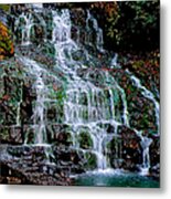 Elephant Falls Dry Winter, Shillong Metal Print