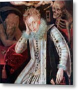 Elizabeth, The Weary Sovereign, C1610 Metal Print