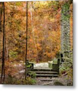 Elkmont Chimney Remains Metal Print