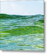 Emerald Wave Metal Print