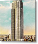 Empire State Building Metal Print