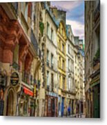 Empty Streets Of Paris Metal Print