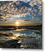 Encinitas Sunset Landscape Format Metal Print