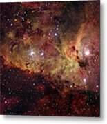 Eta Carinae Is A Colorful Southern Metal Print