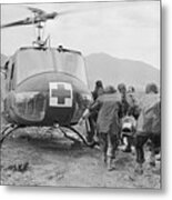 Evacuating The Wounded From Hamburger Metal Print