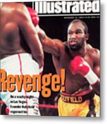 Evander Holyfield, 1993 Wbaibf Heavyweight Title Sports Illustrated Cover Metal Print
