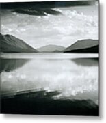 Evening, Mcdonald Lake, Glacier Metal Print