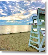 Fairfield Ct Lifeguard Metal Print