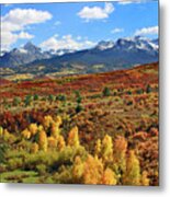 Fall Colors In Ridgway Colorado Metal Print