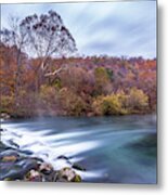Fall Colors Of Bennett Springs State Park In Mo. Metal Print