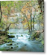 Fall Time Rapids At Alley Spring Mo. Metal Print