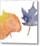 Fallen Leaves Metal Print