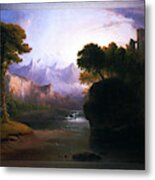 Fanciful Landscape By Thomas Doughty Metal Print