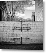 Farm Gate Metal Print