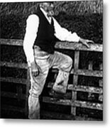 Farm Worker Metal Print