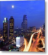 Financial District Of Istanbul Metal Print