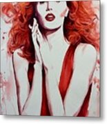 Fire Goddess Metal Print