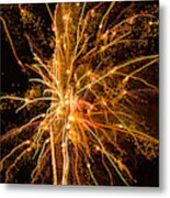 Fireworks Neuron Explosion Metal Print