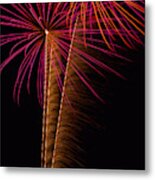 Fireworks Zoom Metal Print