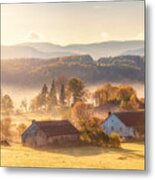 First Autumn Morning Metal Print