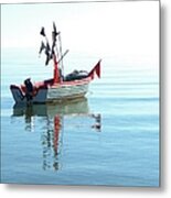 Fisher-boat In Baltic Sea Metal Print