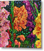 Floral Interpretation - Gladiolus Metal Print