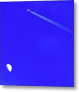 Fly Me To The Moon Metal Print