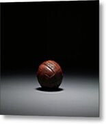 Football, Studio Shot Metal Print