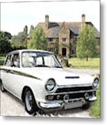 Ford 'lotus' Cortina Metal Print