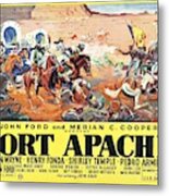 Fort Apache -1948-. Metal Print