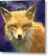 Foxie Metal Print