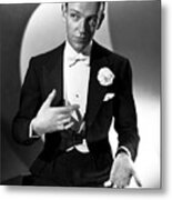 Fred Astaire In Formal Attire Metal Print