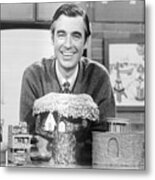 Fred Rogers On Mister Rogers Metal Print