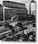 Freight Yard Metal Print