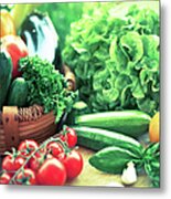 Freshness Vegetables Metal Print