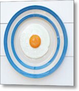 Fried Egg Metal Print