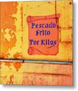 Fried Fish In Mexico Metal Print