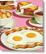 Full Breakfast Metal Poster