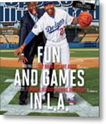 Fun And Games In L.a. Sports Illustrated Cover Metal Print