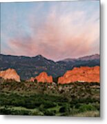 Garden Of The Gods At Dawn Metal Print